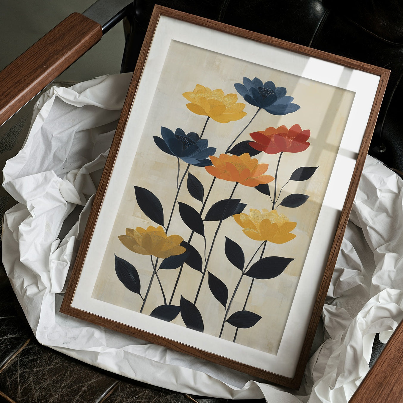 Autumn Petals Dance In Morning Light