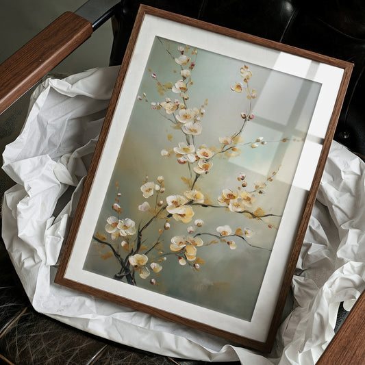 Plum Blossoms Dance In Morning Light
