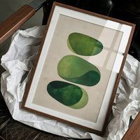 Green Stones Dance In Morning Light