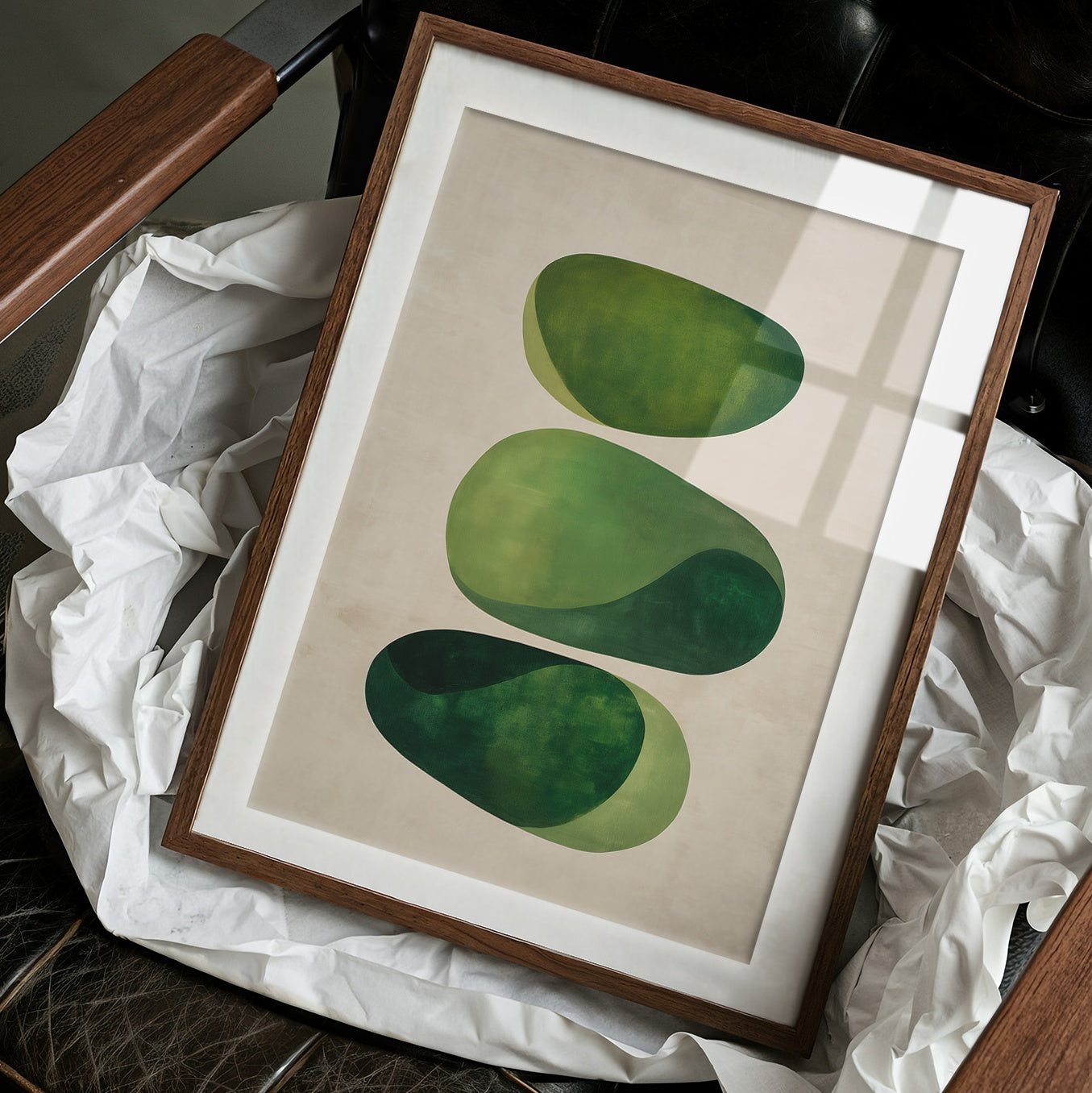 Green Stones Dance In Morning Light