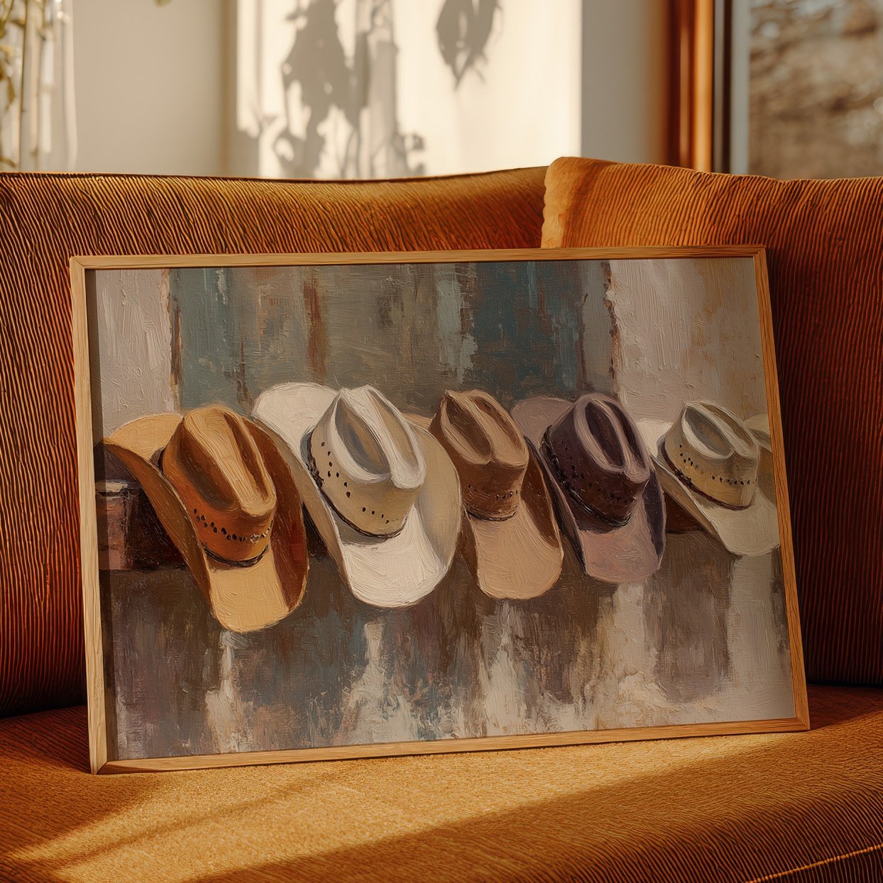 Five Hats Await Their Journey