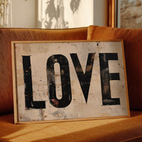 Bold Letters Speak Simple Truths