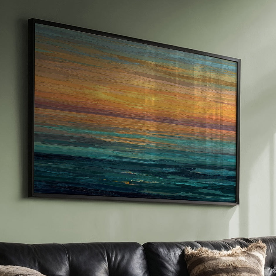 Horizon Lines Melt Into Sea