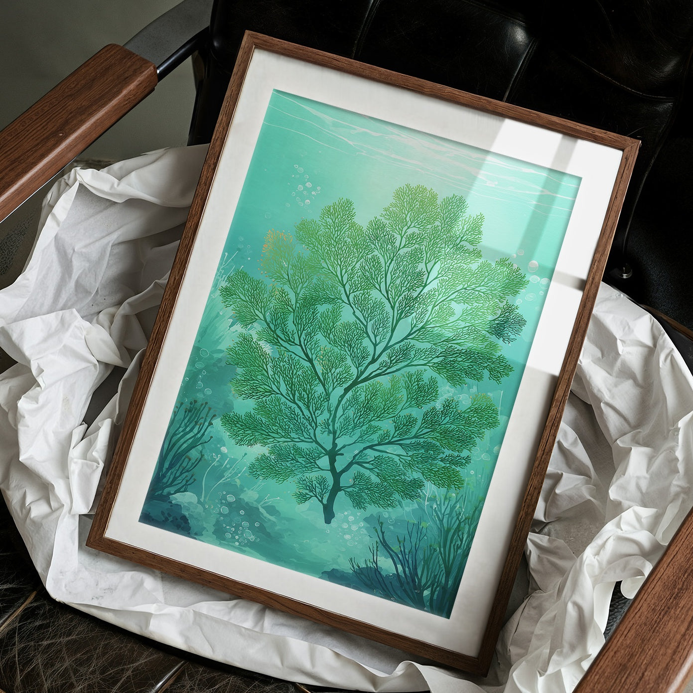 Sea Fern Dances In Aqua