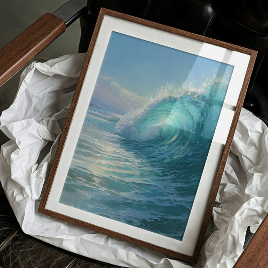 Coastal Memories Rest Against Leather