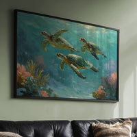 Ancient Voyagers Through Turquoise Depths