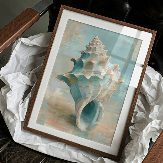 Ocean Memories In Wooden Frame