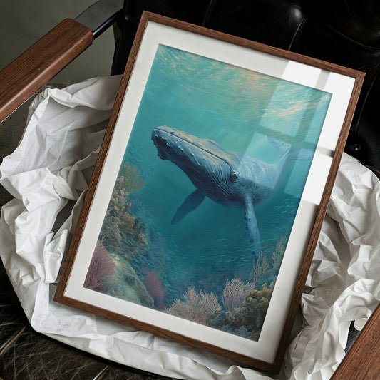 Gentle Giant Drifts Through Aqua