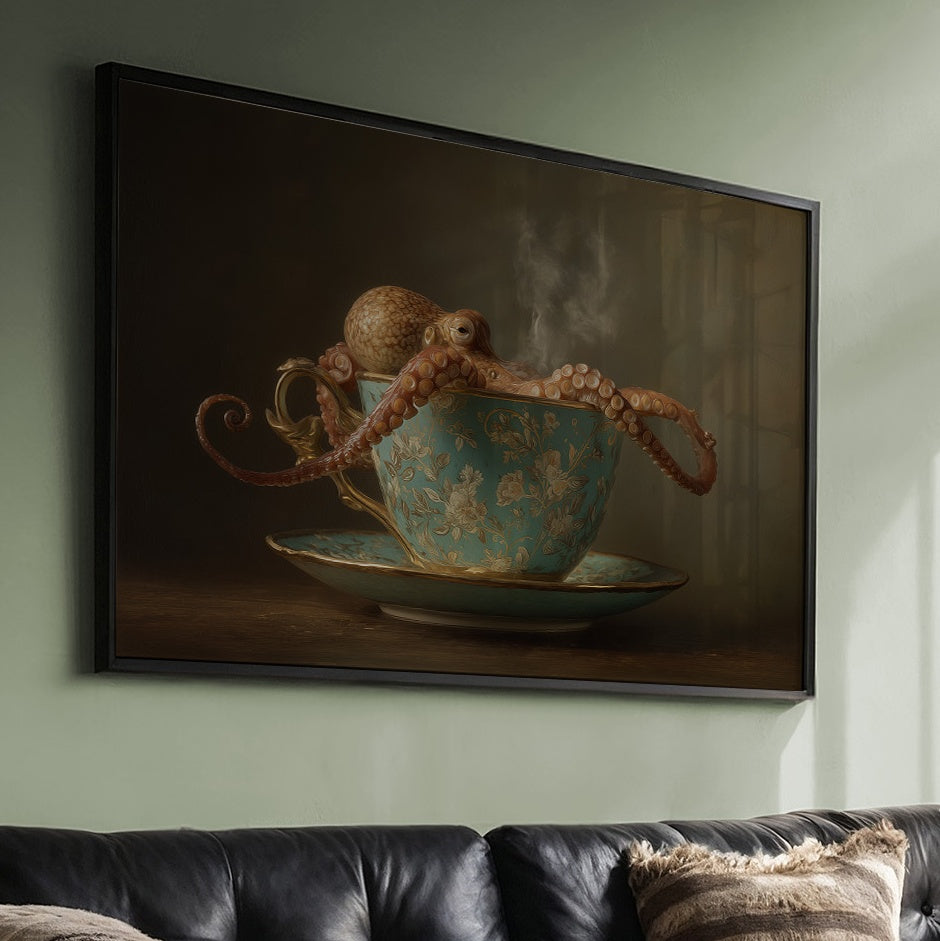 Curious Tentacles In Vintage Teacup