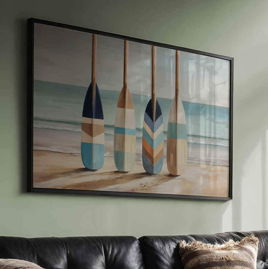 Oars Rest On Summer Shores