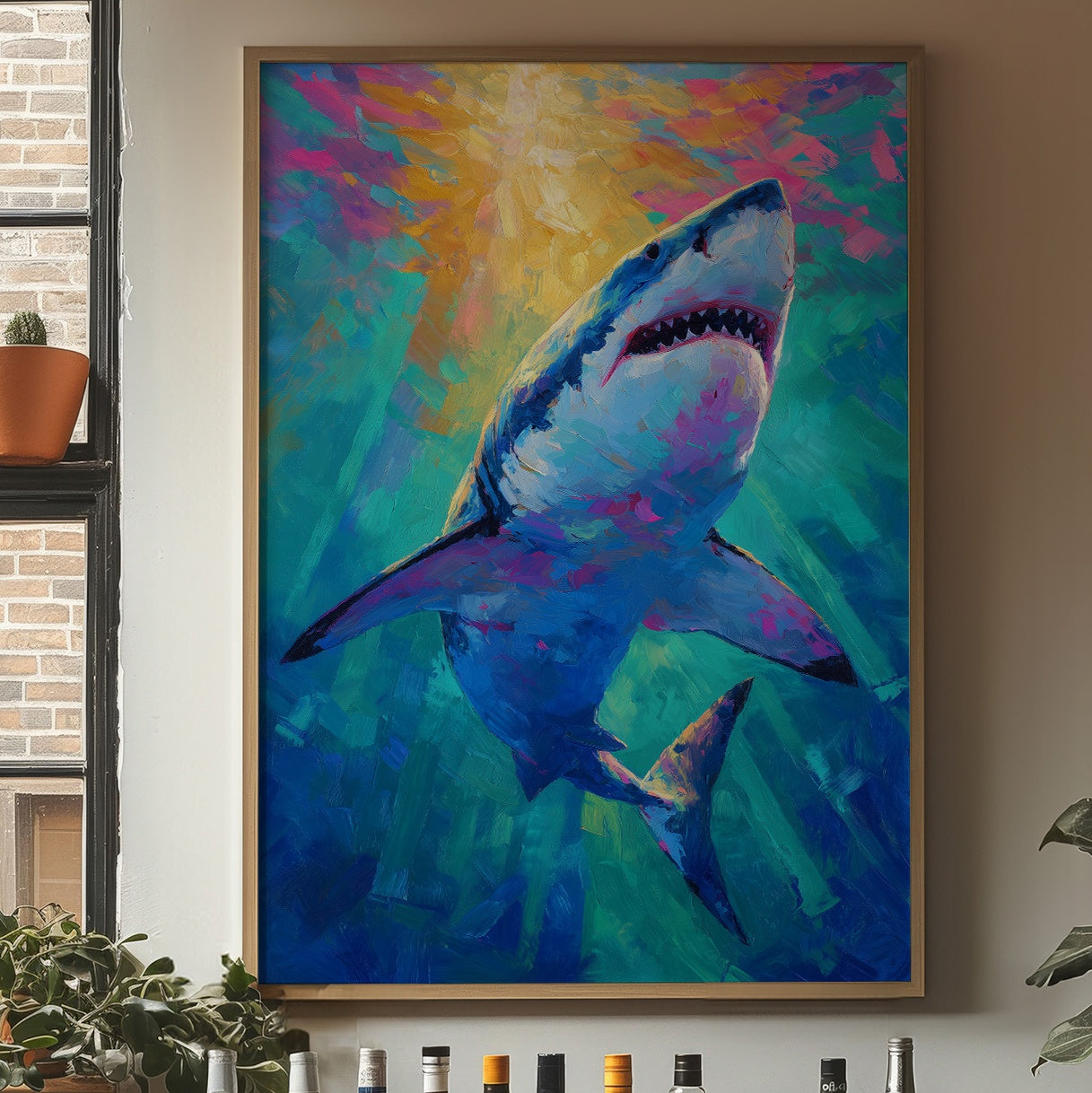 Neon Predator Rises From Depths