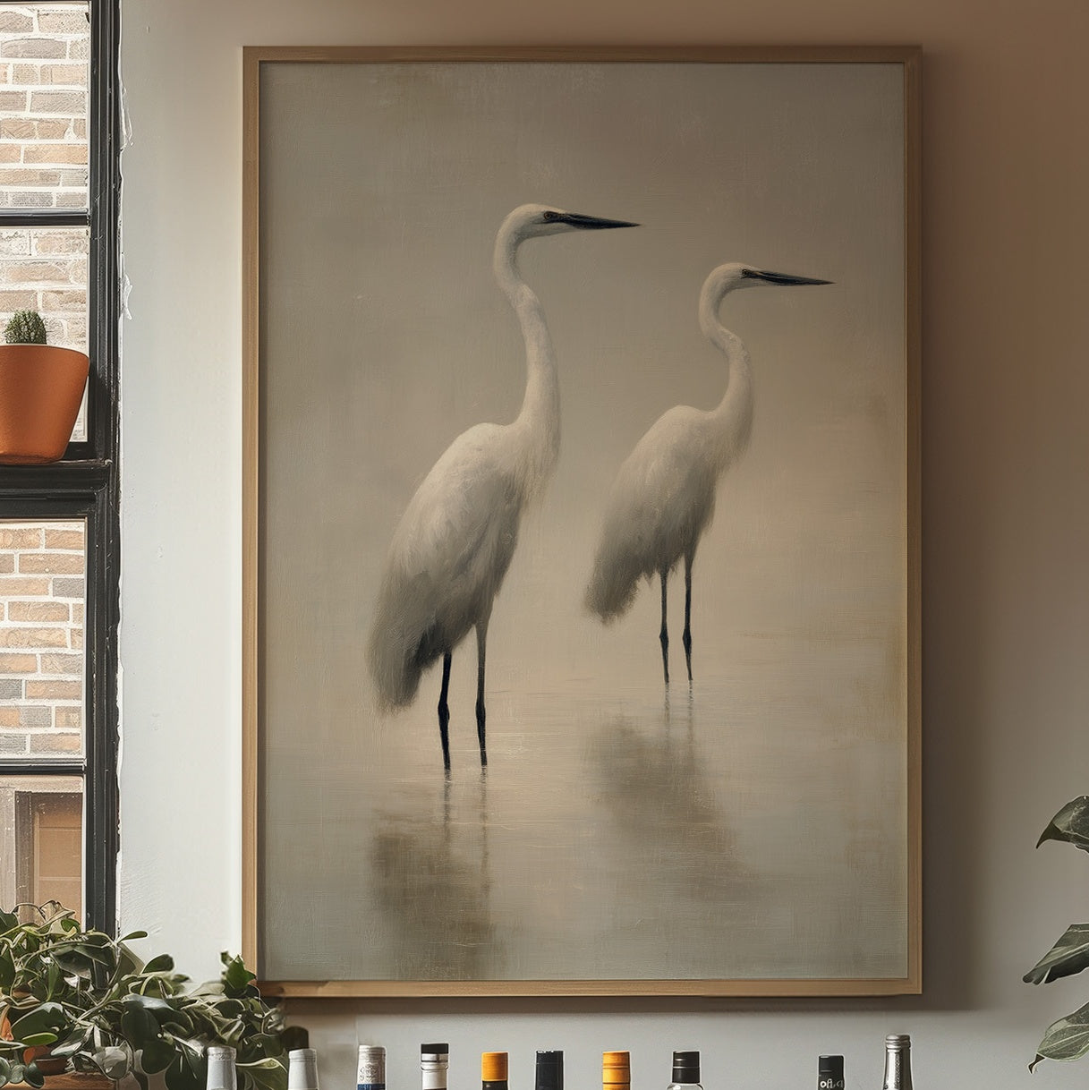 Ethereal Sentinels In Morning Mist