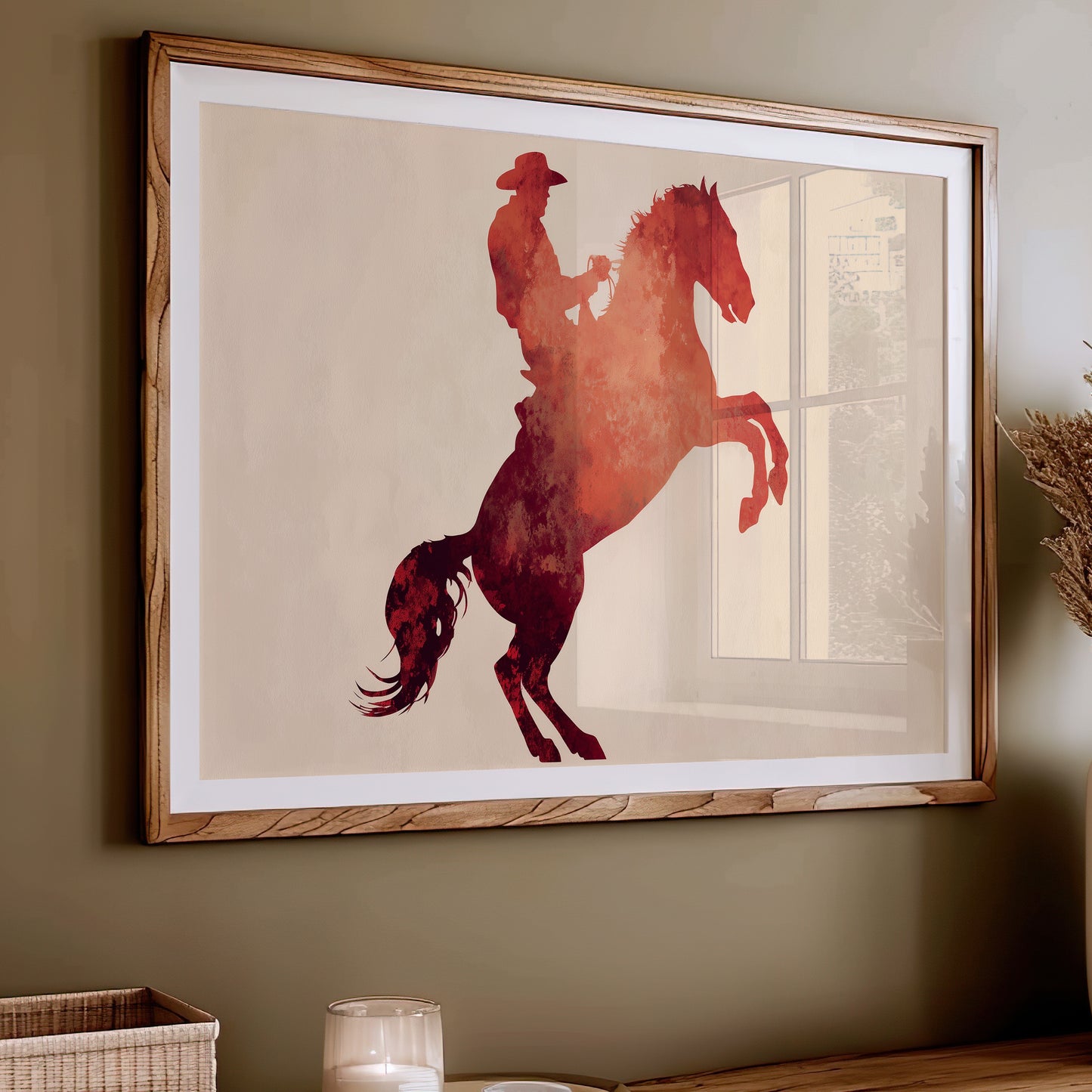 Crimson Silhouette: Untamed Spirit