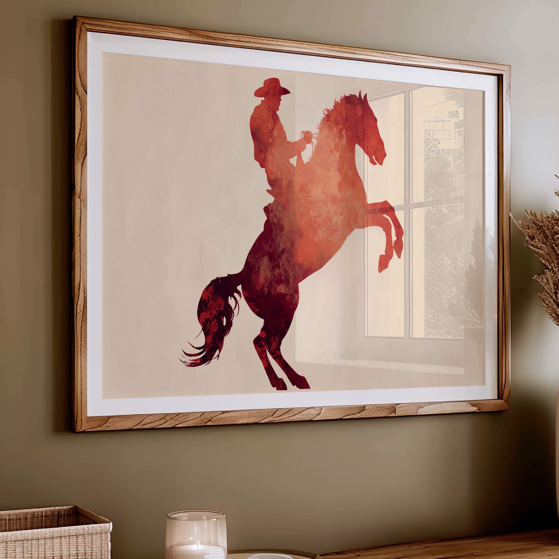 Crimson Silhouette: Untamed Spirit