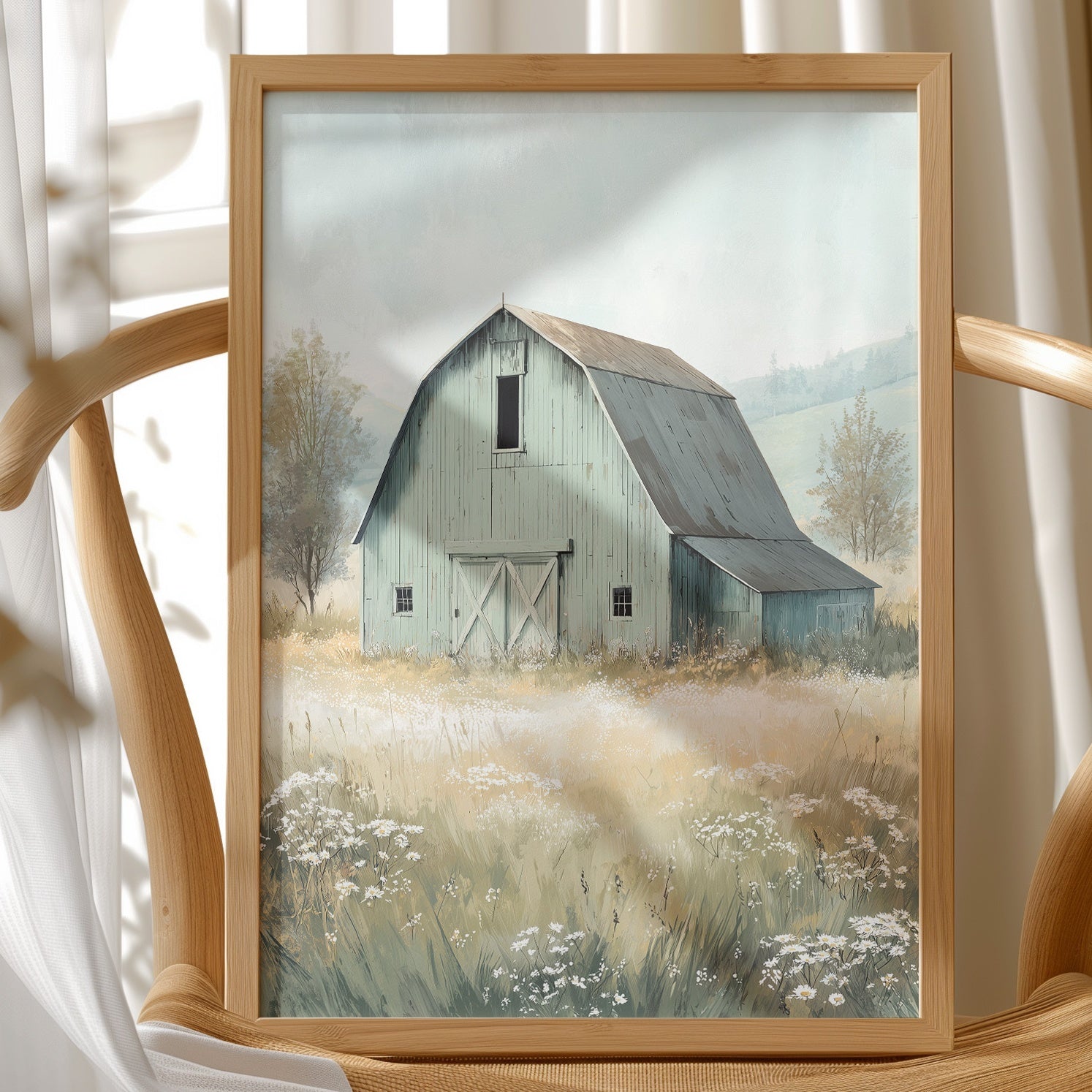 Weathered Sentinel in Golden Meadow