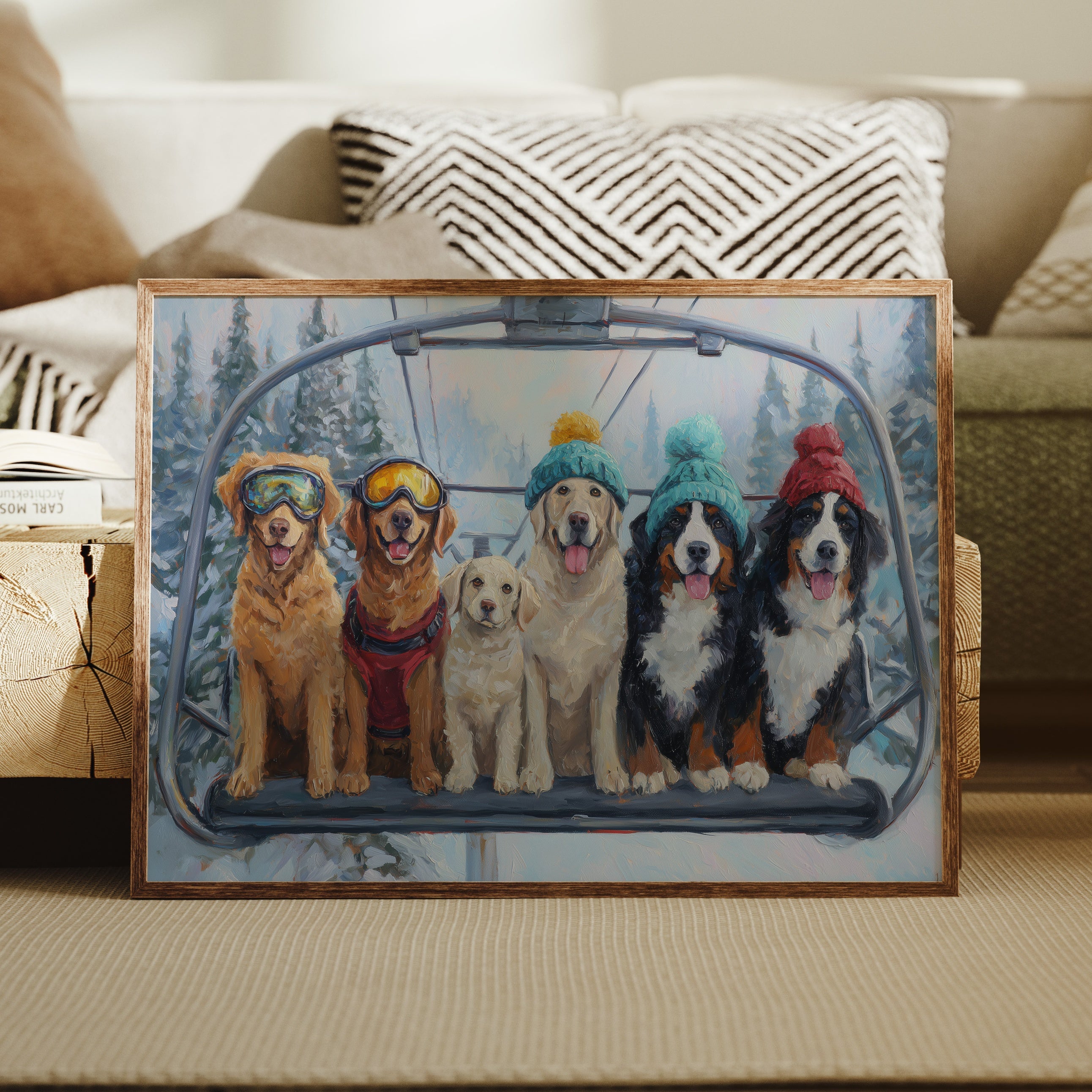 Paws on the Chairlift: Alpine Canine Crew