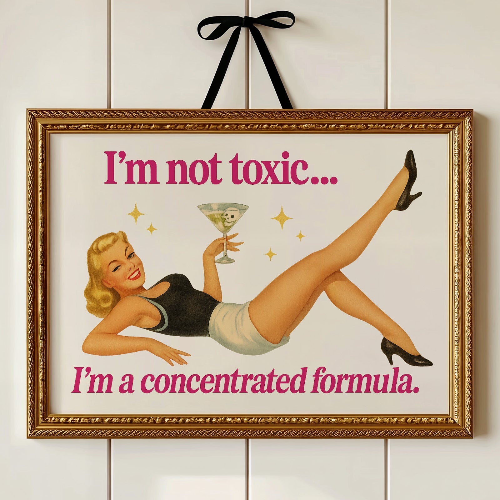 Retro Sass Serves Cocktail Humor