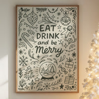 Holiday Cheer In Simple Lines