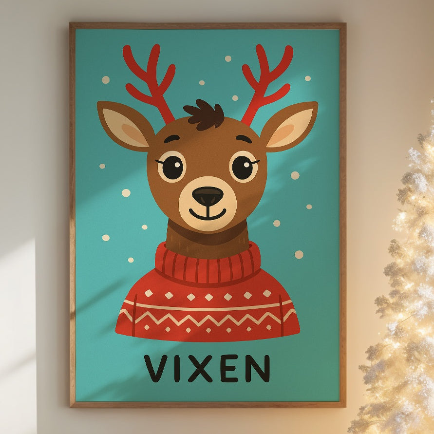 Vixen Wears Winter's Warmth