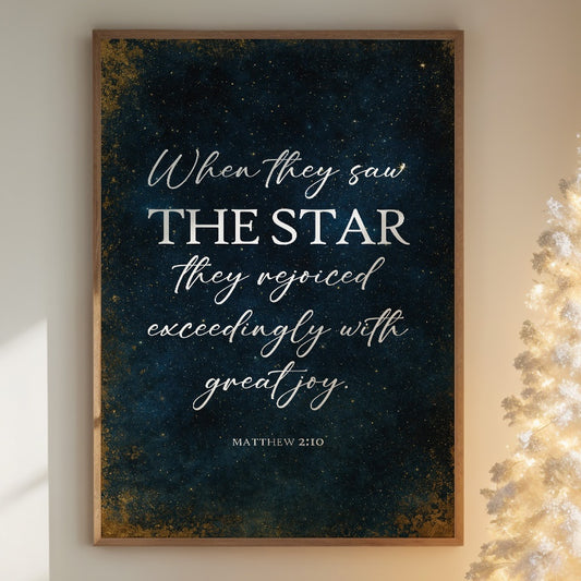 Starlit Words In Winter Glow