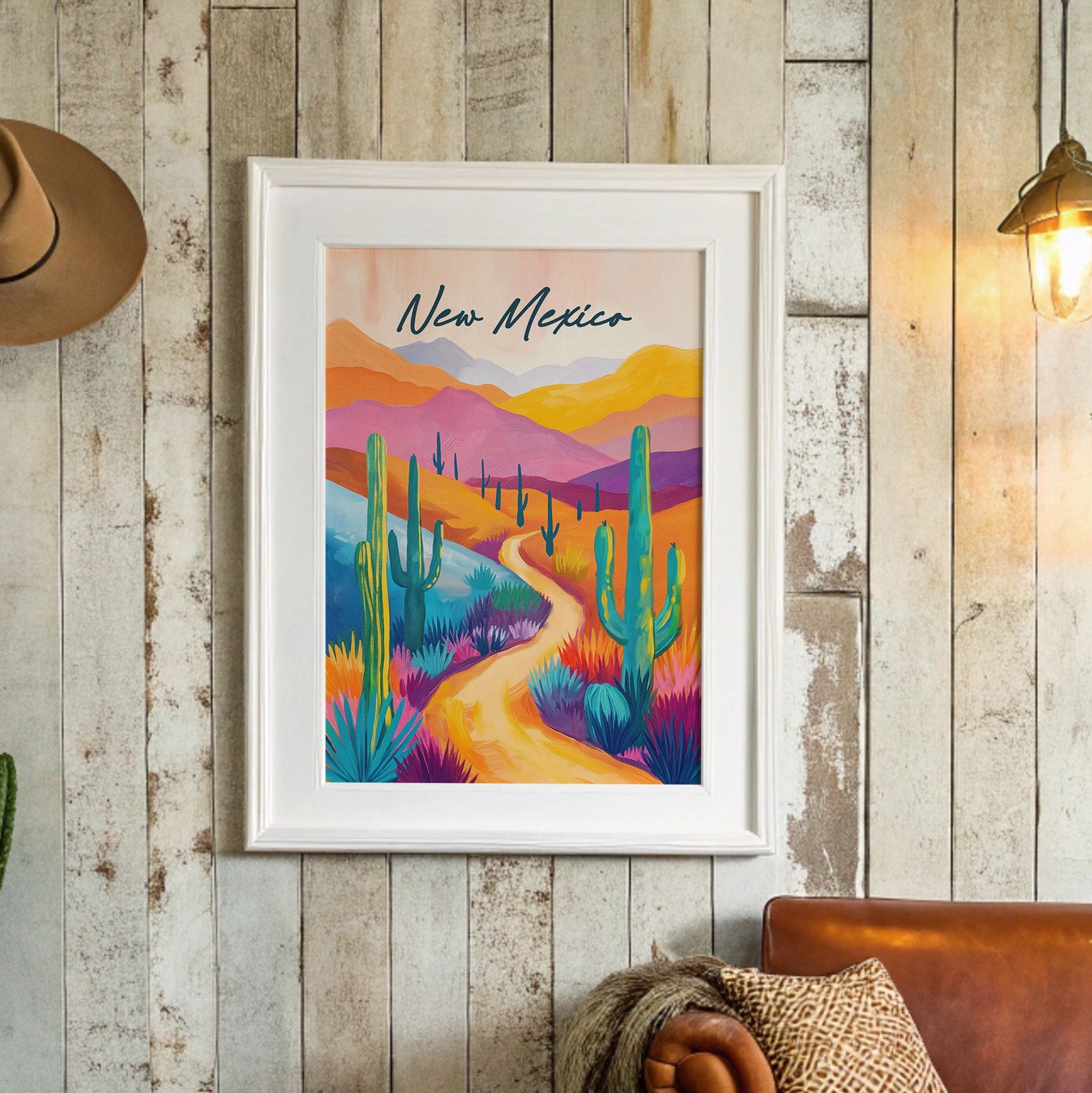 Vibrant Paths Through Desert Blooms