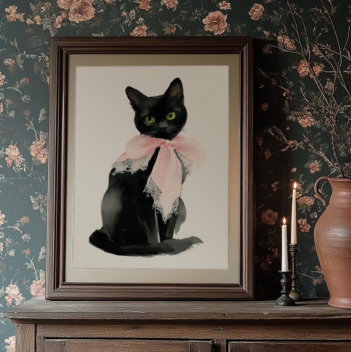 Emerald Eyes Wear Pink Lace