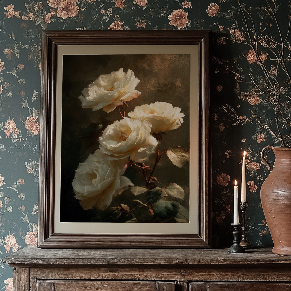 Pale Blooms Against Darkness Speak