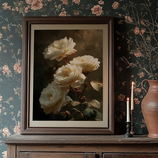 Pale Blooms Against Darkness Speak