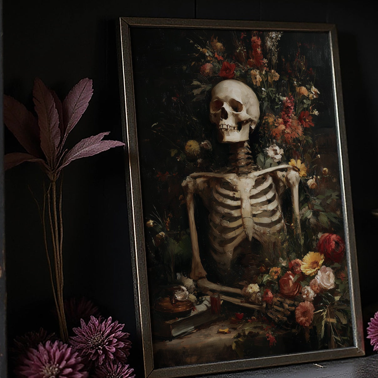 Blooms Against Mortality's Frame