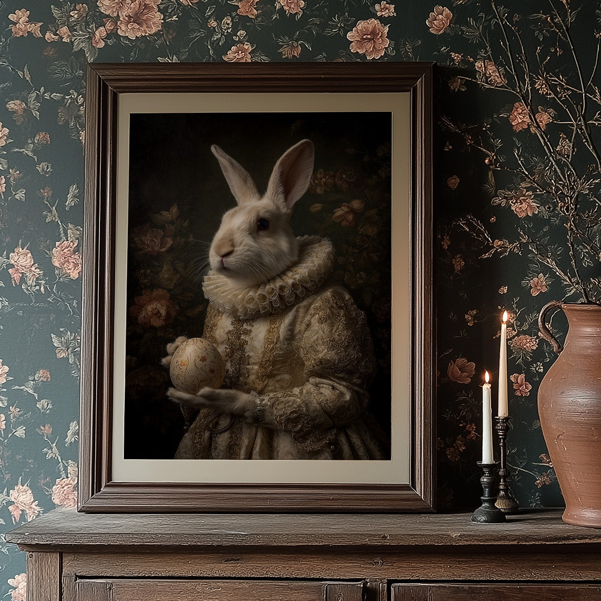Noble Hare In Gilded Court