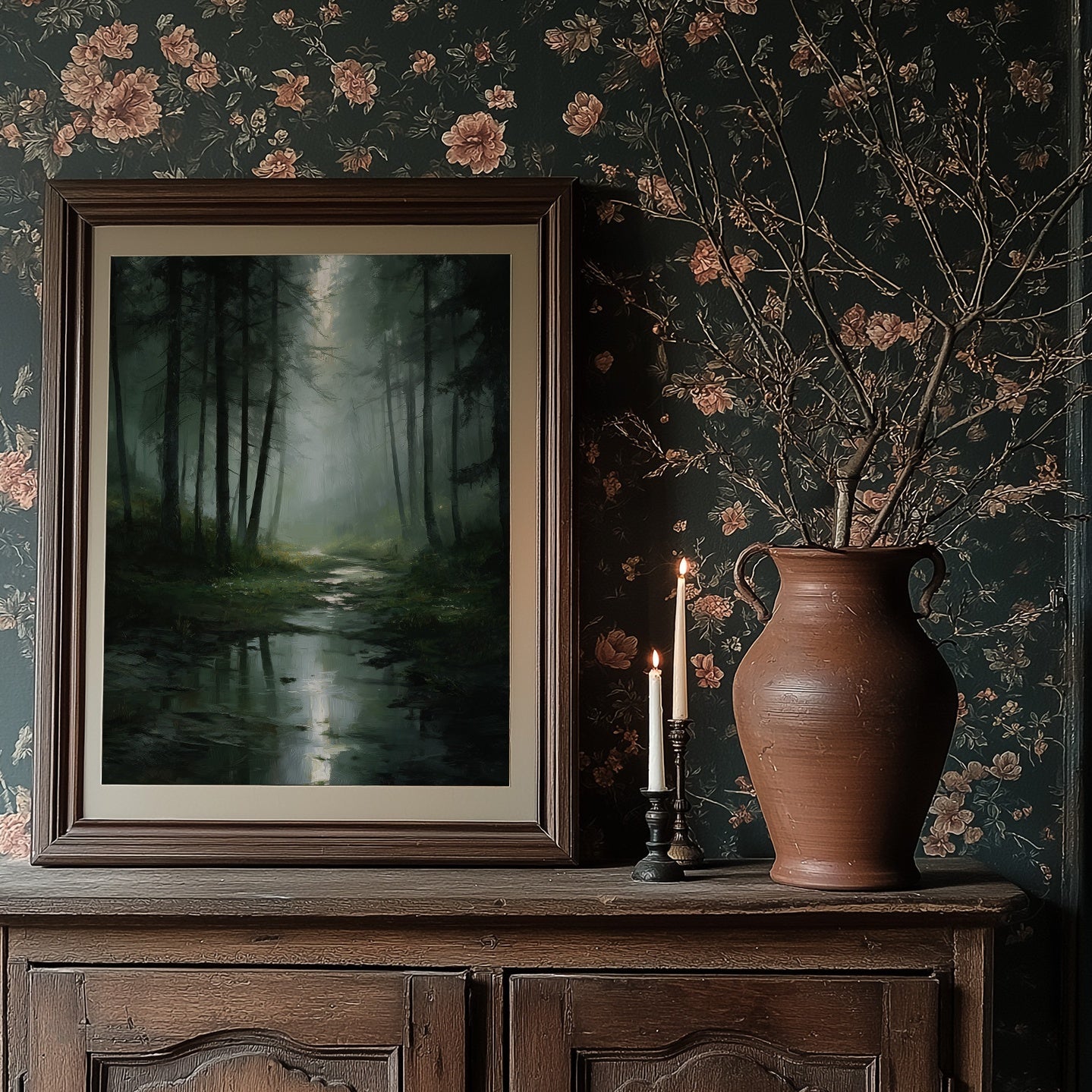 Mist Beckons Through Ancient Pines