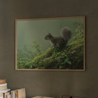 Woodland Sentinel Among Literary Treasures