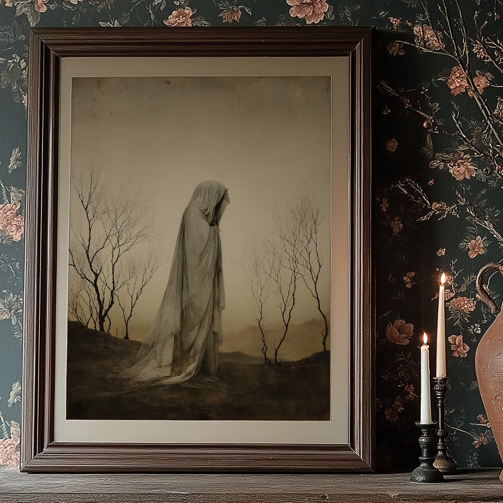 Between Barren Branches And Fog