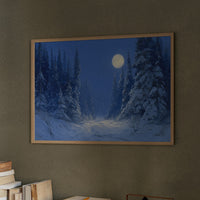 Frost Path Under Winter's Glow