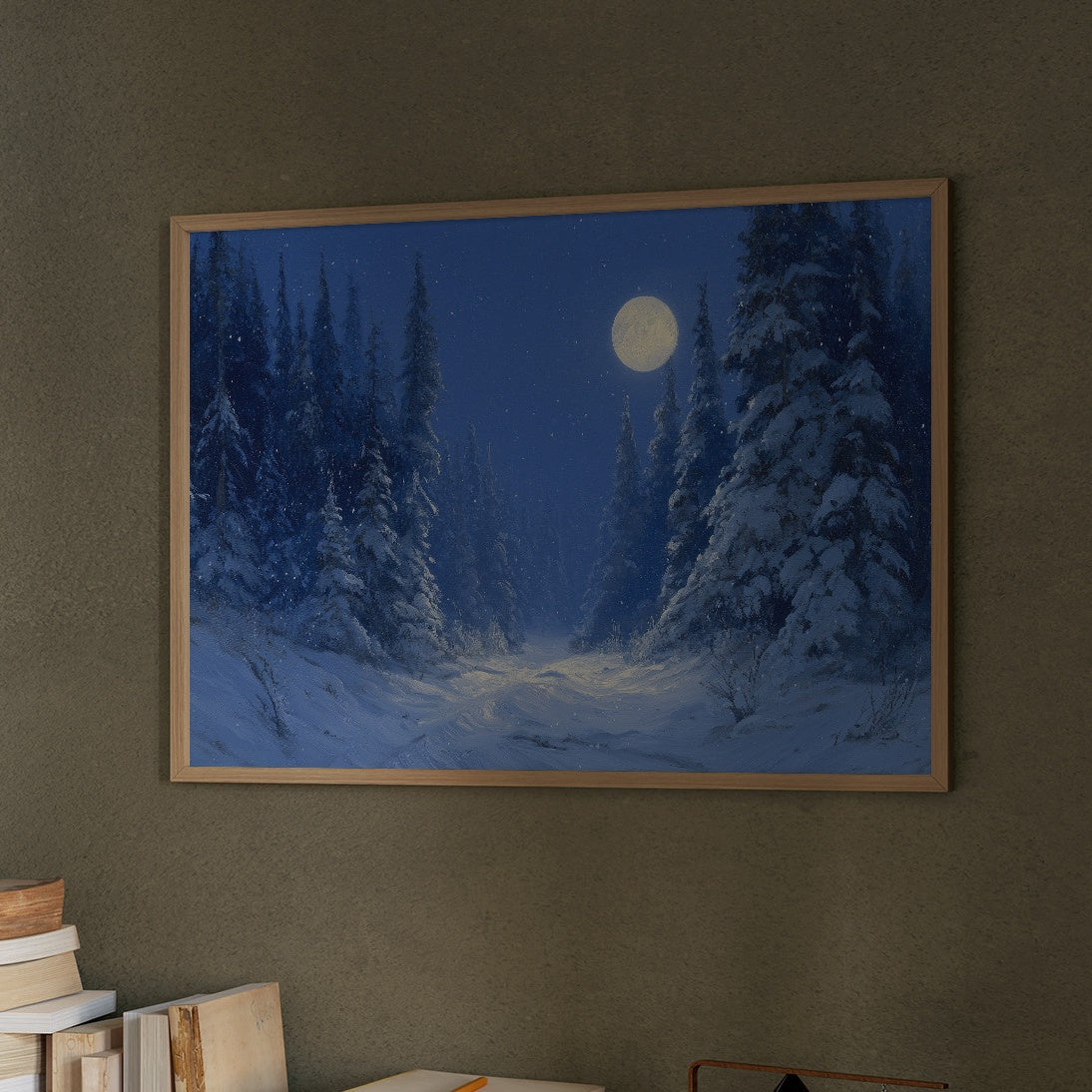 Frost Path Under Winter's Glow