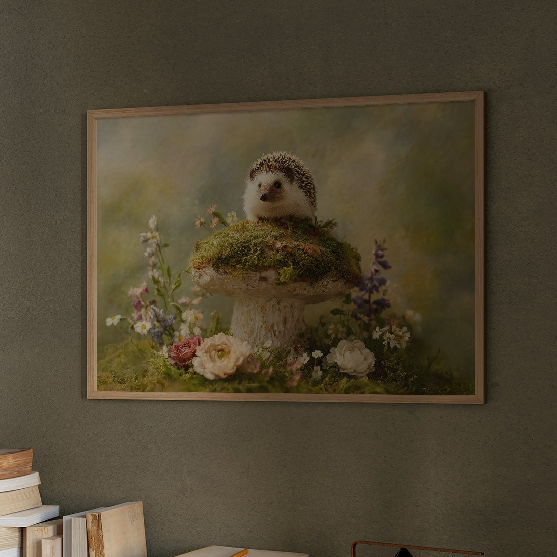 Tiny Guardian Of Mossy Throne