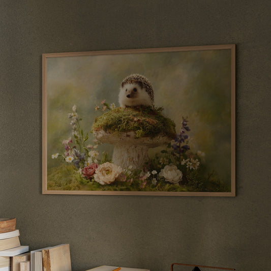 Tiny Guardian Of Mossy Throne