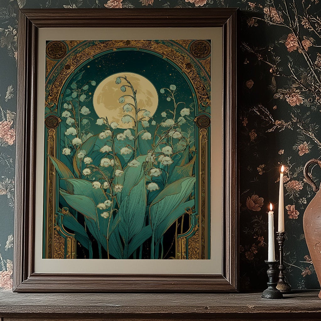 Moonlit Bells Under Starry Arch