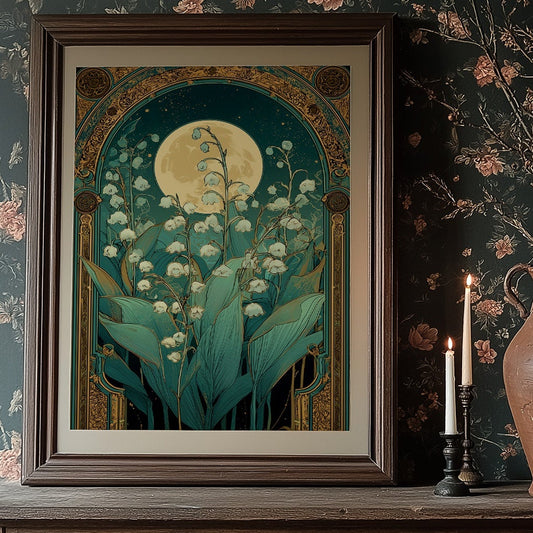 Moonlit Bells Under Starry Arch