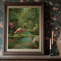 Pink Elegance In Verdant Paradise