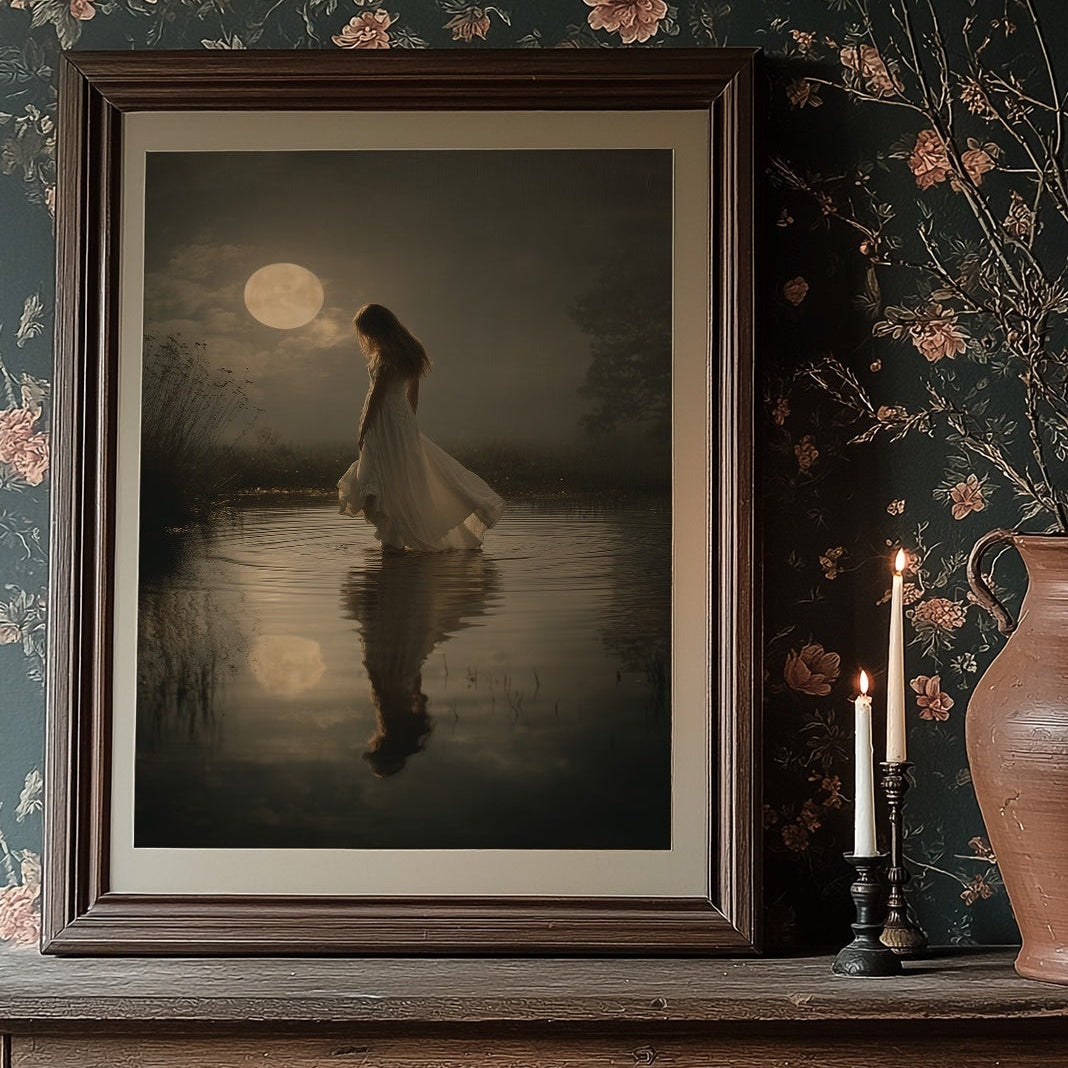 Moonlit Waters Carry Her Dreams