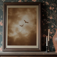 Twilight Hunters Cross Sepia Skies