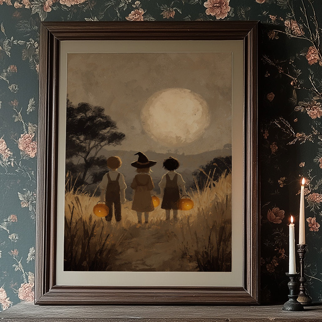 Moonlit Adventure Awaits Three Friends