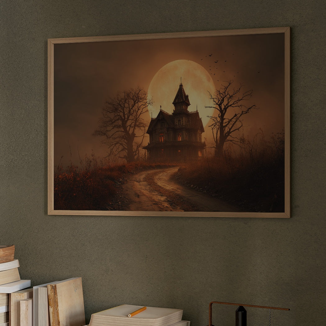 Harvest Moon Haunts Old Road