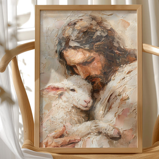 Tender Shepherd Holds The Innocent