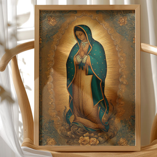 Sacred Light On Wooden Table