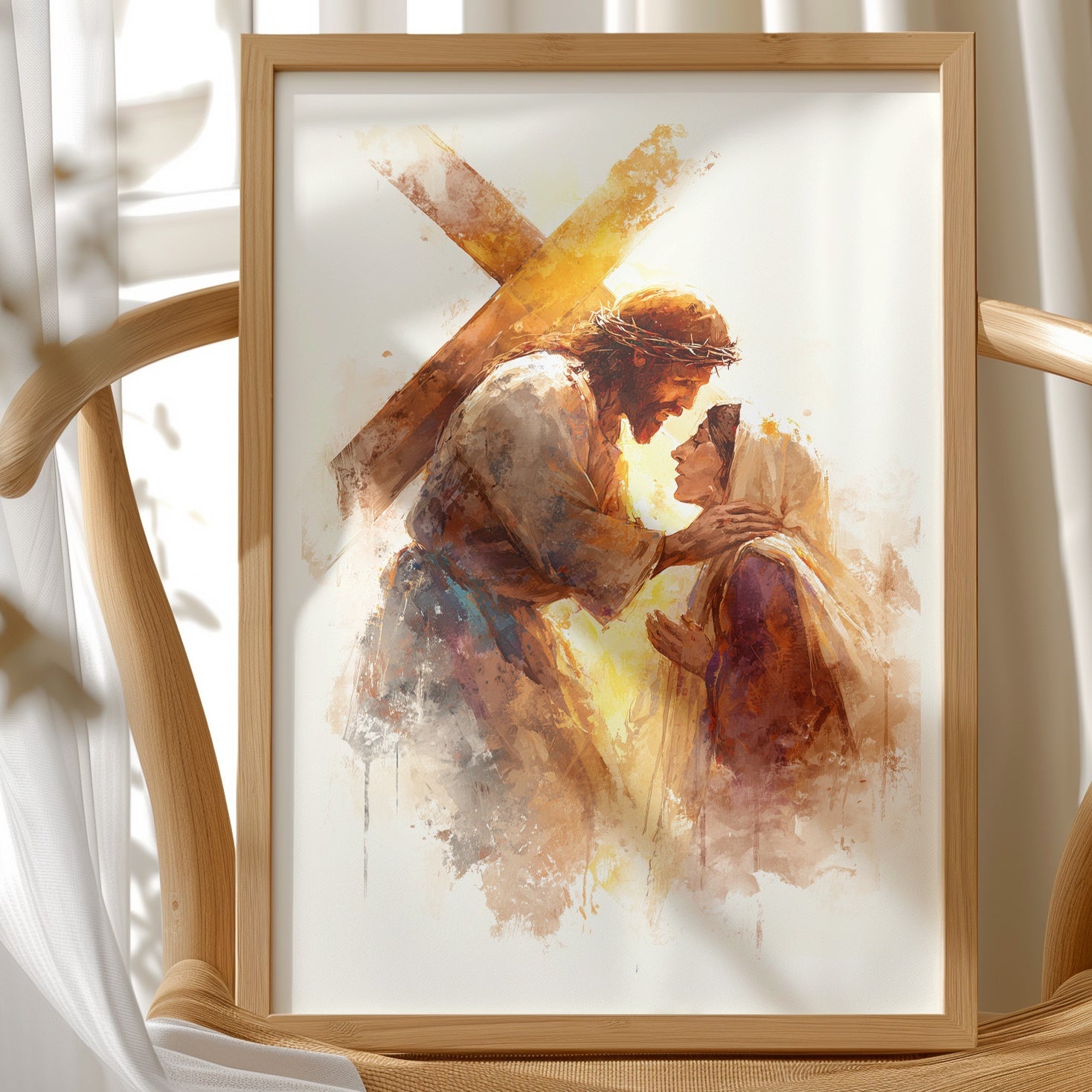 Golden Light Between Burden And Love