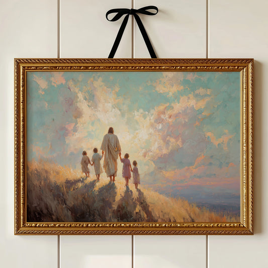 Walking Into Heaven's Painted Light