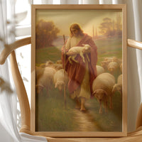 Sacred Pastoral In Golden Light