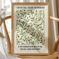 Verdant Words On Wooden Rest